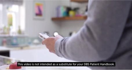 Video over het gebruik van de Vercise DBS-afstandsbediening